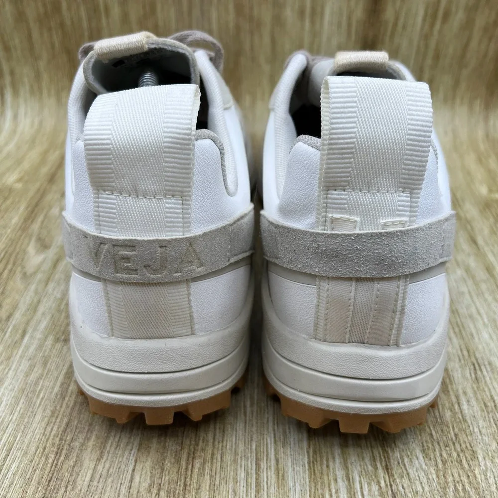 Veja x Rick‎ Owens Hiking Sneakers Men's Size 12 White Pearl Chunky Low Top